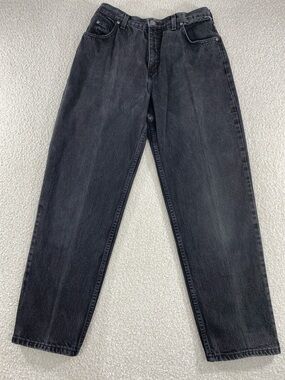 Classic woman’s Black Washed mom Jeans 12 regular Y2K oldschool